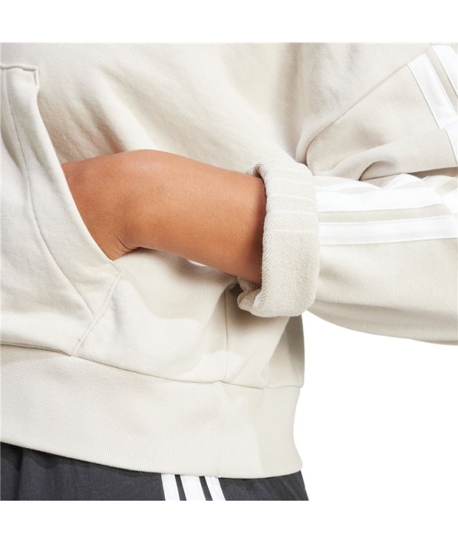 Sweat adidas 3Bandas French Terry Qz Hd Femme...