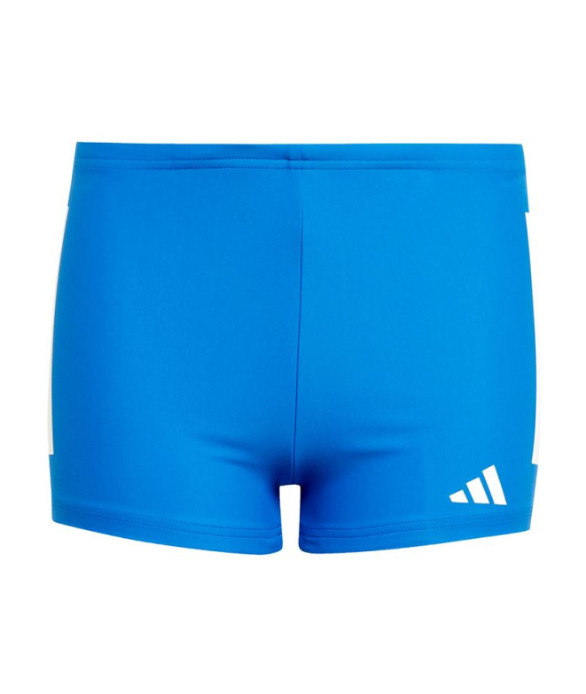 Fato de banho de Natação adidas 3Bandas Bld Boxer Menino Reabri/Branco
