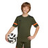 Camiseta de Futebol adidas Squadra25 Jsy Infantil Verde Escuro/Preto