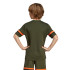 Camiseta de Futebol adidas Squadra25 Jsy Infantil Verde Escuro/Preto