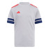 Camiseta de Futebol adidas Squadra25 Jsy Infantil Cinza