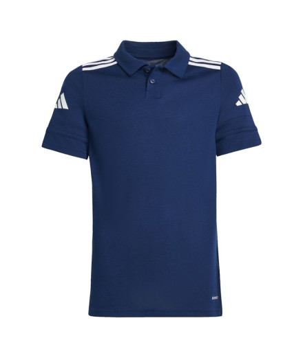 Polo de Futebol adidas Squadra25 Infantil Azul/Branco