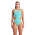 Bañador de Natación Arena One Biglogo Mujer Azul