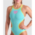 Bañador de Natación Arena One Biglogo Mujer Azul