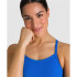 Fato de banho de Natação Arena Team Swimsuit Mulher Royal/Branco