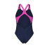 Maillot de bain de Natation Arena Bright Glare Femme Bleu Marine/Rose
