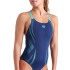 Maillot de bain de Natation Arena Poseidonia Femme Bleu Marine/Eau