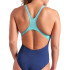 Maillot de bain de Natation Arena Poseidonia Femme Bleu Marine/Eau