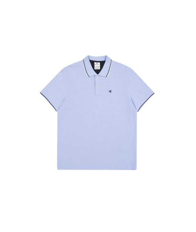 Polo Champion Hombre Azul/Lila