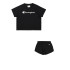 Conjunto Champion Menina Preto