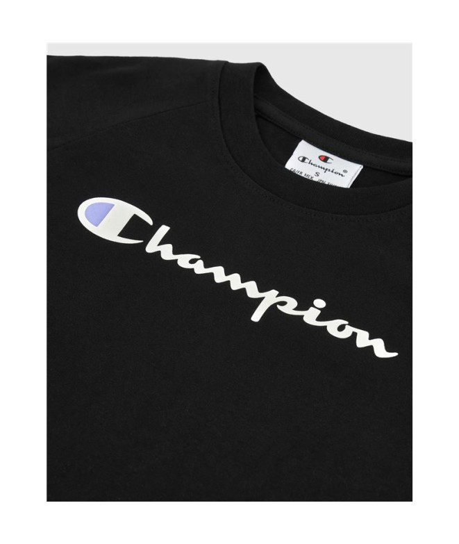 Conjunto Champion Menina Preto