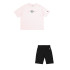 Conjunto Champion Menina Rosa/Preto