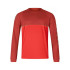 Camiseta de Ciclismo Endura Core Printed L/S Frd Homem Laranja Flame