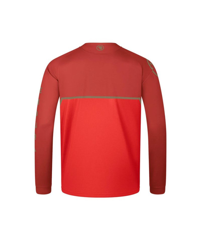T-shirt de Cyclisme Endura Core Printed L/S Frd...