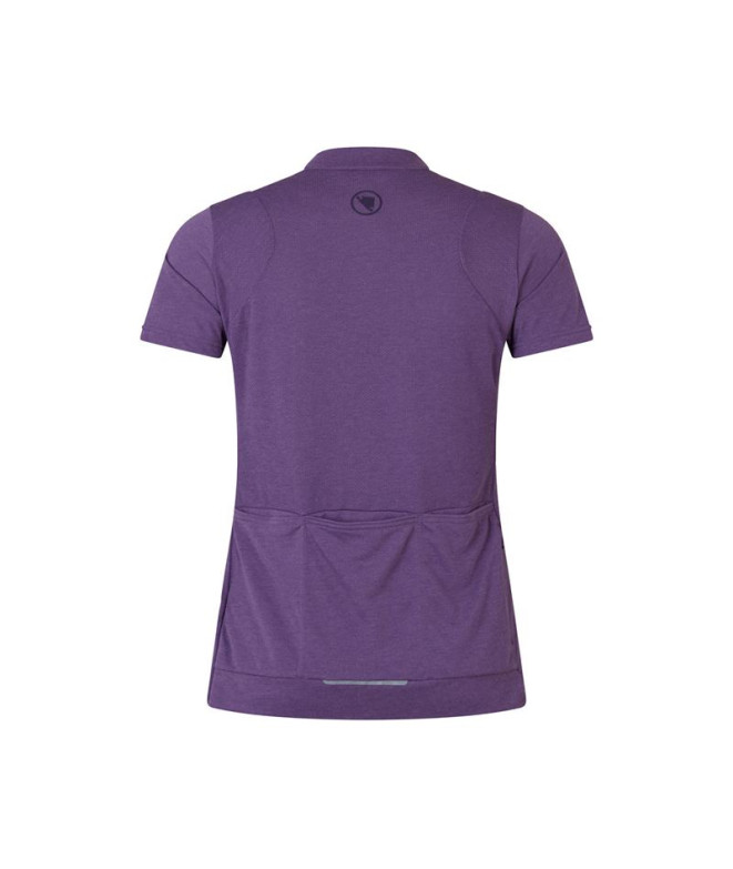 T-shirt de Cyclisme Endura Loop S/S Zipped Htr...