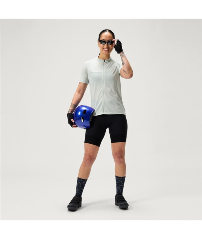 T-shirt de Cyclisme Endura Loop S/S Zipped Mgy...