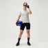 Camiseta de Ciclismo Endura Loop S/S Zipped Mgy Mulher Mains Cinza
