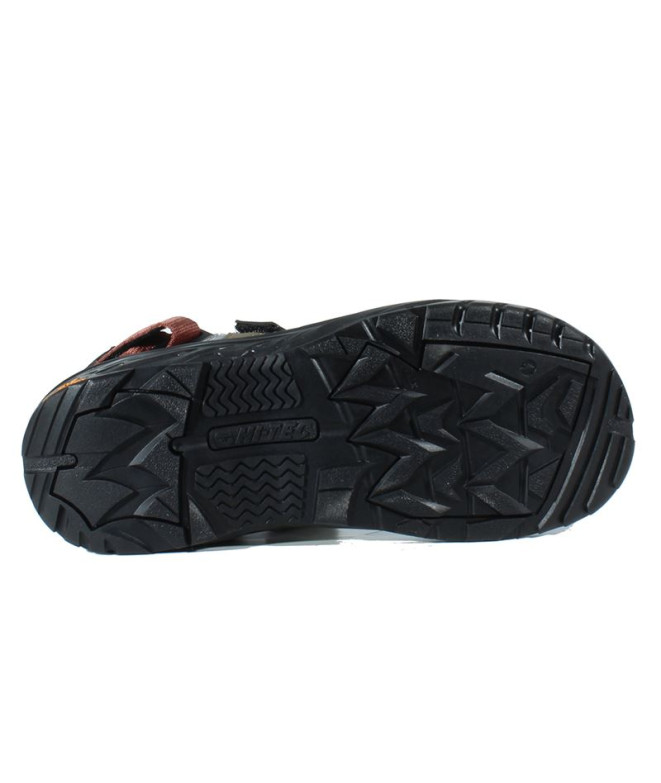 Sandálias de Montanha Hi-Tec Ula Raft Homem Preto