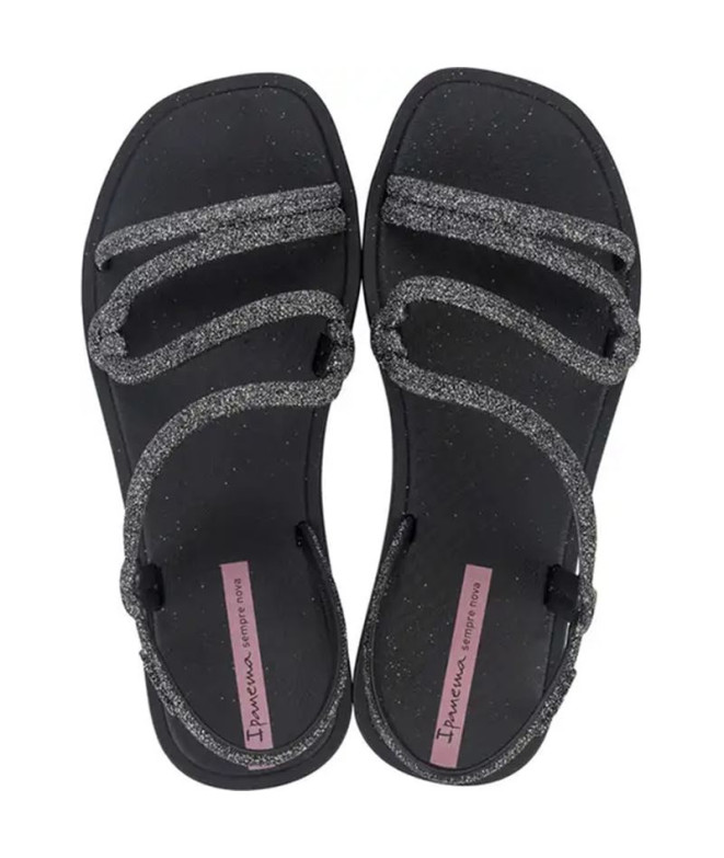 Sandales Ipanema Solar Glow Sable Femme Noir