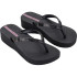 Tongs Ipanema Mesh X Plat Fem Femme Noir/Noir/Lilas