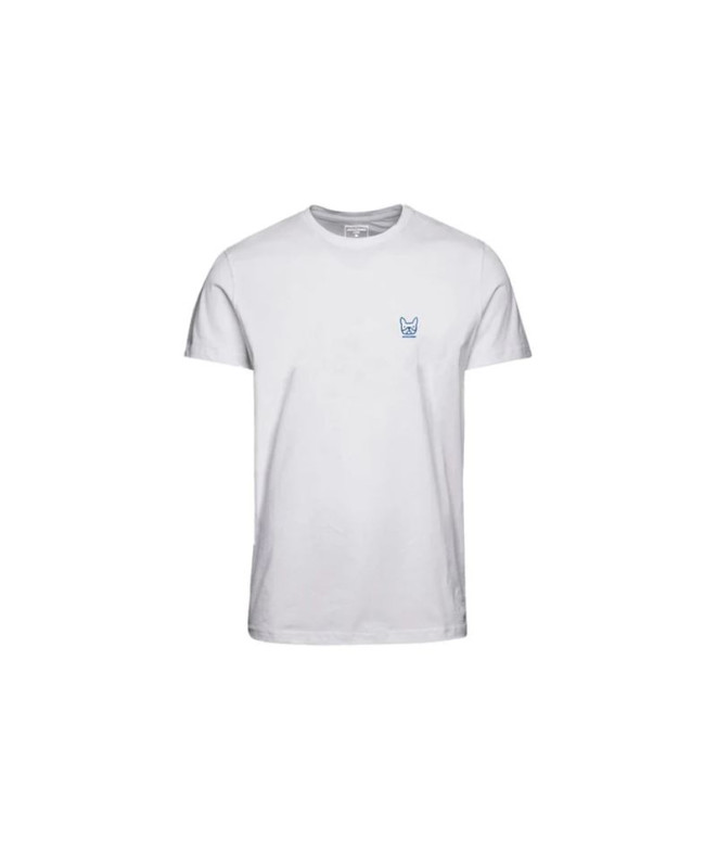Camiseta Jack and Jones Jjdenim Logo O-Neck Blanco Infantil