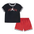 Set Jordan Tapisserie en maille assortie Enfant Rouge