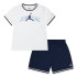 Set Jordan Tecido de Malha Correspondente Menino Azul Marinho