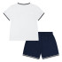 Set Jordan Tecido de Malha Correspondente Menino Azul Marinho