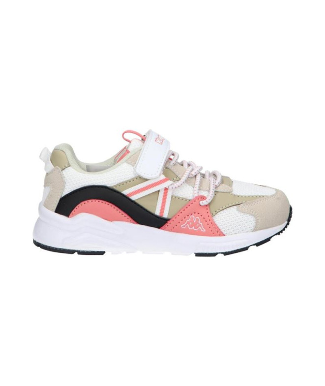 Zapatillas Kappa London Kid Ev Infantil White/Pink