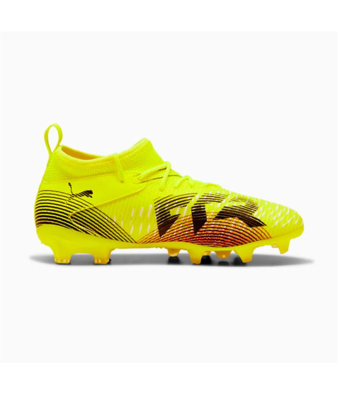 Botas de fútbol Puma Future 8 Match Fg/Ag,Yellow Alert, Niño