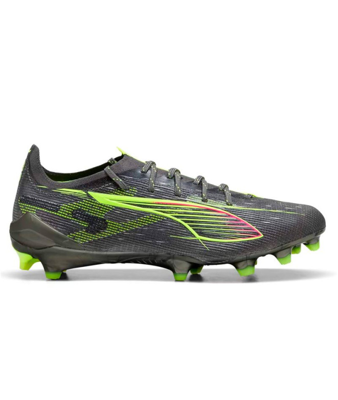 Botas de fútbol Puma Ultra 5 Ultimate Fg Wn'S Matte Aged Gris/Amarillo Mujer