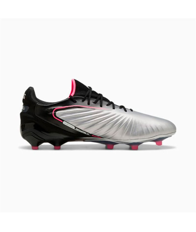 Botas de fútbol Puma King Ultimate Fg/Ag Silver- -Sun Struck- White Hombre