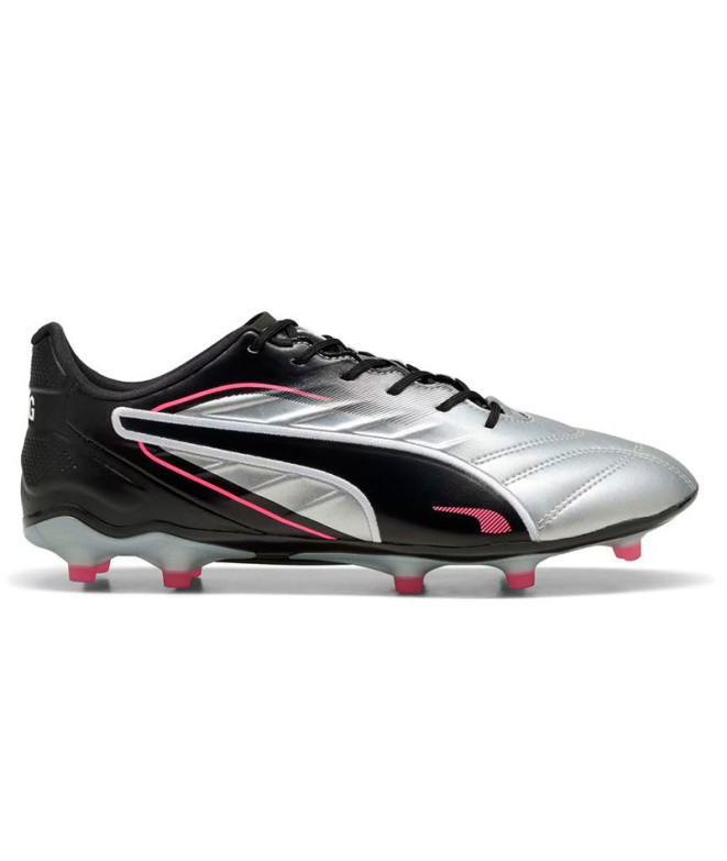 Botas de fútbol de Fútbol Puma King Pro Fg/Ag Silver- -Sun Struck- White Hombre