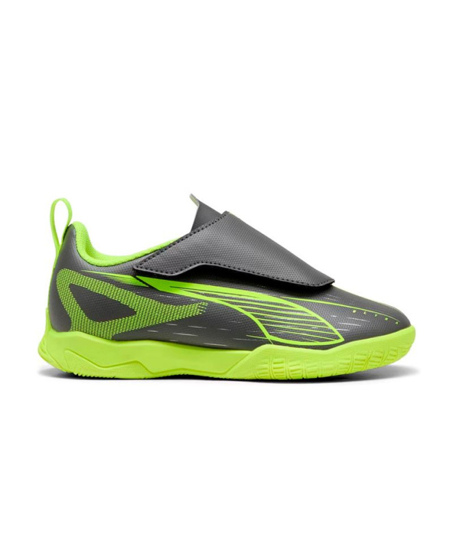 Zapatillas de Fútbol sala Puma Ultra 5 Play V It ,Matte Aged Silv, Niño