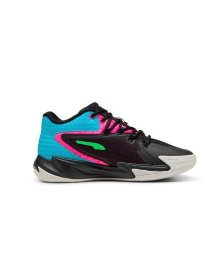 Sapatilhas de Basquetebol Puma Dagger, Preto Fluro Rosa...