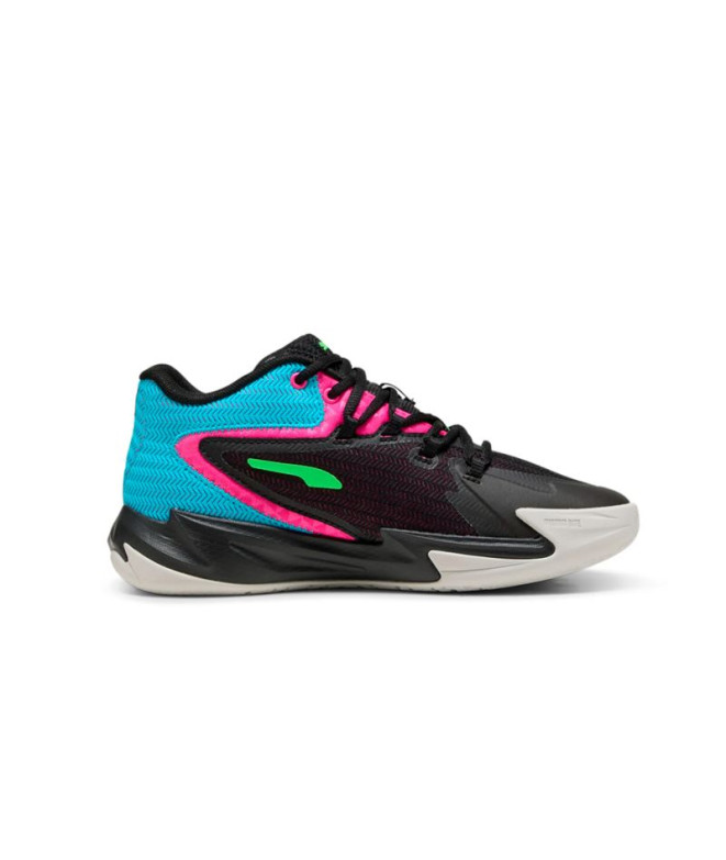 Zapatillas de Baloncesto Puma Dagger , Black Fluro Pink Pes, Bebés