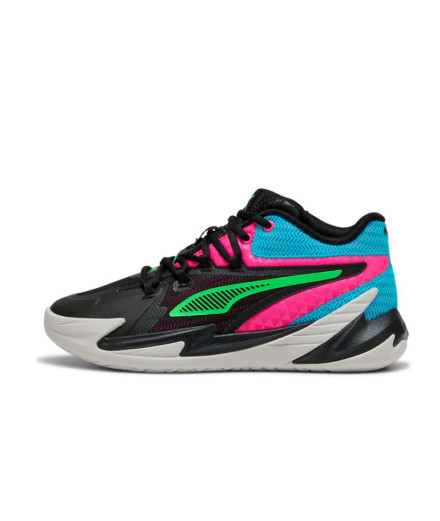 Sapatilhas de Basquetebol Puma Dagger, Preto Fluro Rosa... 2