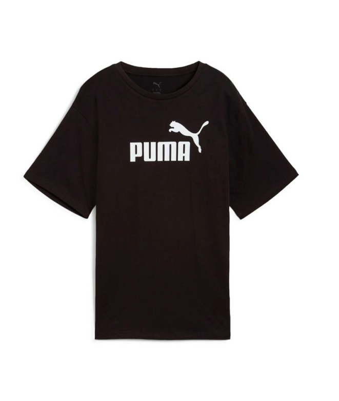 T-shirt Puma Essentials No. 1 Logo Relax, Noir Femme