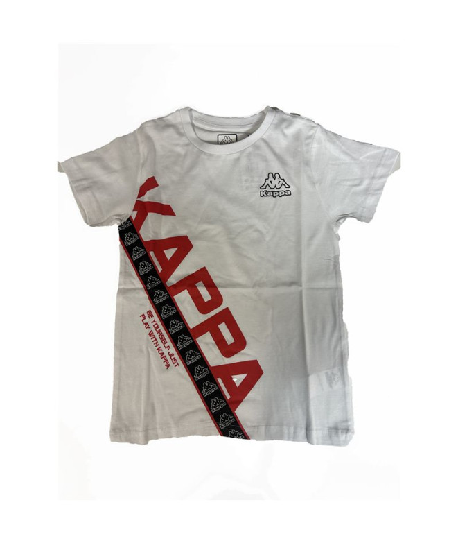 Conjunto Kappa 8036K0230F Menino Branco/Vermelho