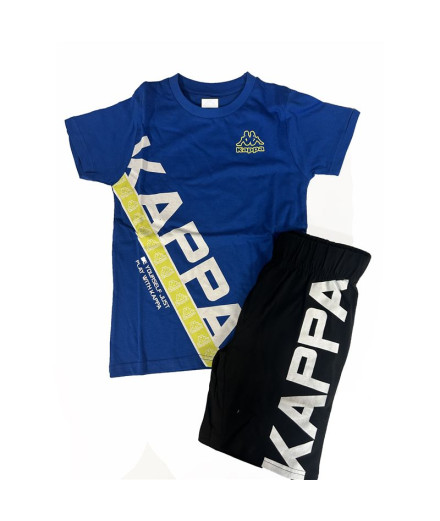 Conjunto Kappa 8036K0230F Menino Azul/Preto Conjunto Kappa 8036K0230F Menino Azul/Preto