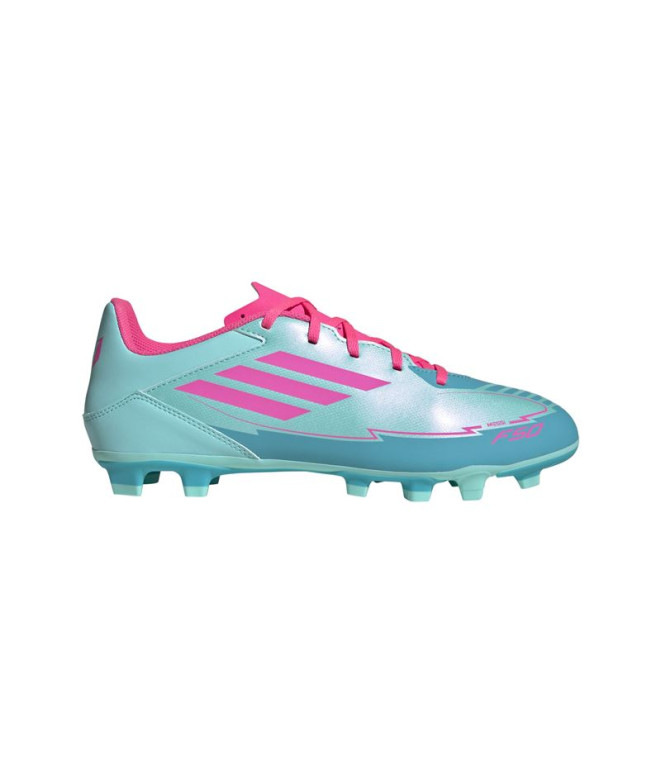 Botas de Fútbol adidas F50 Club Fg/Mg Messi Azul/Rosa