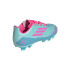 Botas de Futebol adidas F50 Club Fg/Mg Messi Infantil Azul/Rosa