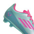 Botas de Futebol adidas F50 Club Fg/Mg Messi Infantil Azul/Rosa