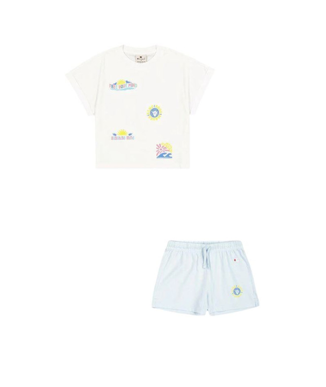 Conjunto Champion Niña Blanco