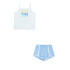 Ensemble Champion Fille Bleu/Blanc