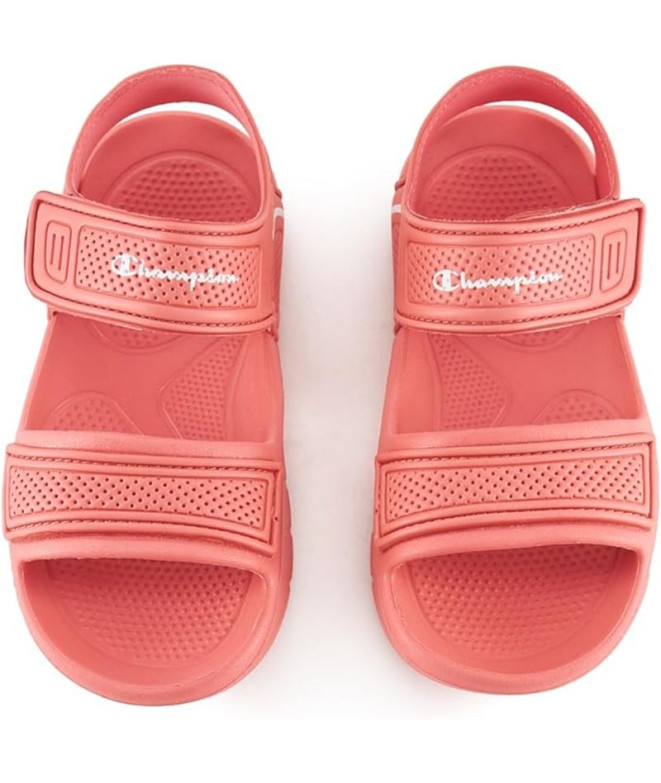 Chinelos Champion SQUIRT G Menina Coral/Branco