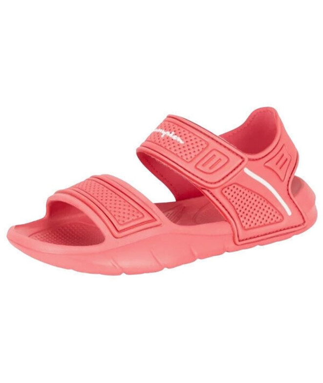 Tongs Champion SQUIRT G TD Fille Corail/Blanc