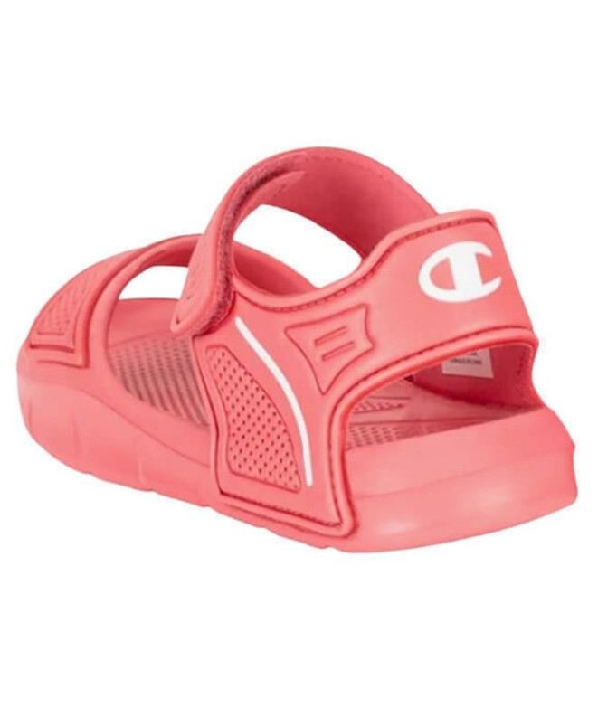 Tongs Champion SQUIRT G TD Fille Corail/Blanc