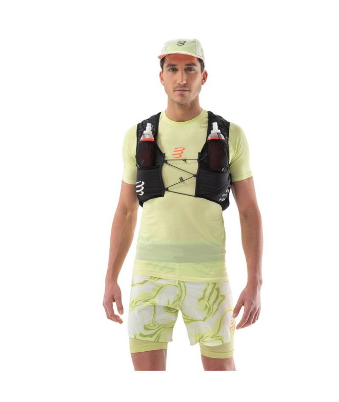Chaleco de Trail Compressport Ultrun Evo 10 Pack Negro