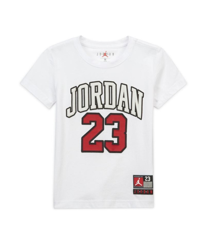 Camiseta Jordan Practice Flight Niño Blanco